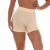 Pantalones cortos de seguridad para mujer de ángulo plano simple y sin costuras, levanta caderas, transpirables, con glúteos realzados, cintura alta, corte ajustado, tipo faja