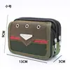 Al por mayor Transfronterizo Lona Casual para Hombre Bolsa para Teléfono Móvil Vertical de 3 Capas Bolsa de Cintura para Teléfono Móvil Multiusos Cinturón Monedero de Cintura