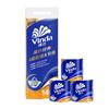 Papel Higiênico Vinda Rolo Azul Ultra-Resistente Sem Núcleo Várias Especificações Atacado Entrega Doméstico Papel Higiênico Rolo Longo