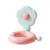 Secador de Pelo Dopamine, Estante de Almacenamiento con Forma de Flor, Soporte de Pared para Secador de Pelo de Baño sin Taladro, Estante de Almacenamiento para Baño Montado en Pared