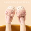 Pantuflas de Algodón para Niñas, Nuevas Pantuflas de Invierno para Interiores, Calientes, de Felpa Espesa para Niños Pequeños con Talón Cerrado