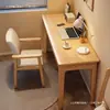 Escritorio de Madera Maciza Pequeño Apartamento Hogar Adulto Mesa Larga Minimalista Moderno Estudiante Estudio Escritorio de Escritura Mesa de Computadora