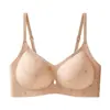 Lencería Femenina Floral Estilo Francés Pastoral, Soporte Suave para Pechos Pequeños, Push-Up, Moldeadora, Anti-Caída, Sujetador sin Aros