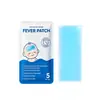Parches médicos de enfriamiento termocrómicos, personalización OEM con patrones imprimibles, procesamiento de fábrica para parches de enfriamiento y parches reductores de fiebre