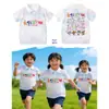 Playeras tipo polo personalizadas para estudiantes de primaria y kínder, camisetas de manga corta para temporada de graduaciones y eventos deportivos, con estampado de logo