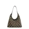 Moda Estilo Coreano Simple Bolso Tote de Axila de Lunares para Mujer 2026 Nuevo Estilo Personalidad Elegante Bolso de Mano para Hombro Diario