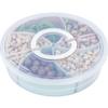 Bandeja de drenaje multifuncional de plástico transparente para frutas y verduras, mesa de centro con compartimentos para tapa, bandeja para frutos secos, caja de almacenamiento portátil sellada.