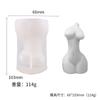 Cool Kitchen pequeno DIY corpo simples aromaterapia vela molde de silicone retrato molde de decoração de gesso pode ser fixado zuo