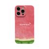 Capa de Celular com Tema de Melancia para iPhone 13, Apple 15 Pro Max, 14, Criativa, Fresca, 12, Estilo de Filme de Alta Qualidade, 11
