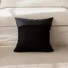 Funda de Almohada de Hilo de Bucle Amazon Moderna Simple de Alta Gama Artística Almohada de Doble Cara de Cuero Cojín de Sofá de Celebridad de Internet