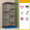 Jaula de Ardilla de Tres Niveles, Jaula Especial para Chinchillas y Ardillas, Jaula Villa Grande Elevada para Jerbos y Ardillas Voladoras, Jaula Pequeña para Mascotas