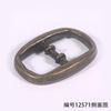 Diâmetro interno 7mm fivela japonesa barril oval chapeado fivela branca barril chapeado antigo verde direto da fábrica sapatos de couro fivela acessórios