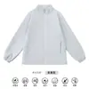 Chaqueta Cortavientos Larga de una Sola Capa Ropa de Trabajo Estampado Personalizado Logo Chaqueta a Prueba de Tres Elementos Ropa para Grupo al Aire Libre Bordar