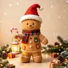 Ornaments de mesa de madeira de Natal de desenho animado retrô transfronteiriços pinguim urso boneco de neve decorações de mesa de sala de estar de feriado