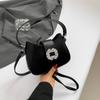 Bolsa transversal estilo coreano, bolsa quadrada pequena e simples, moda verão 2024, nova, portátil, casual, para deslocamento, bolsa de ombro de grande capacidade