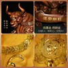 Fábrica Jishanyuan Venta al por mayor de Adornos de Vaca de Resina con Buena Fortuna, Vitrinas para Estudio, Decoraciones para Oficina Tienda Sala de Estar