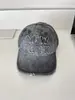 Boné de Baseball Vintage Coreano Desgastado com Bordado Tridimensional de Letras para Mulheres, Boné de Baseball Estilo Blogger Ins Retrô Street para Homens