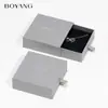Caja de Joyería con Cajón de Papel Ecológico, Anillo Colgante Pendientes, Caja de Embalaje de Joyería Multipropósito, Personalización de Alta Gama