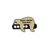 Broche de Metal com Desenho de Animal Série Mais Vendida Transfronteiriça Acessórios Emblema de Capivara Broche de Roupa Fivela de Decoração