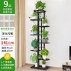 Suporte de Flores Sala de Estar de Chão Varanda Rack de Armazenamento Interno e Externo Suporte para Vasos de Suculentas Rack de Exposição de Plantas de Ferro Multicamadas