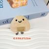 Broche de dibujos animados tostada bola de arroz pan tocado accesorios para bolsa japonesa diy decoraciones para ropa infantil accesorios al por mayor