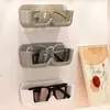Rack de Armazenamento para Óculos Montado na Parede Anti-Pressão Exibição Cabeceira Miopia Banheiro Rack de Armazenamento para Óculos de Sol Caixa de Armazenamento