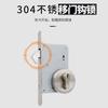 Cerradura de puerta corrediza de estilo japonés Real-core, cerradura de puerta interior, cerradura de un solo gancho, cerradura de puerta corrediza de madera oculta para inodoro y cocina.