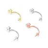 Accesorios de Plata de Ley S925 Bandeja Vacía para Perlas DIY Bandeja para Pedrería Aretes Chapado en Oro Oro Rosa Venta Directa de Fábrica