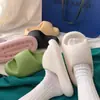 Pantuflas de EVA con una sensación de amortiguación suave para mujer, adecuadas para uso exterior e interior en verano, baño en casa, sandalias antideslizantes de suela suave de suela gruesa para pareja de hombres