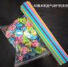 Varilla de látex transparente para globo, copa, palo, material nuevo, 40 cm, varilla para globo, popote de papel de color, varilla de aire
