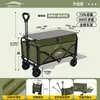 Carrito de camping Remolque Viaje al aire libre Carrito de campamento Puerta trasera Carrito Picnic Plegable Camping Remolque pequeño