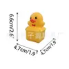 Pato Navideño de Venta Caliente Transfronterizo Pato de Agua para Niños Decoración de Fiesta de Papá Noel Pato de Vinilo Juguete Adorno de Caja Sorpresa