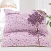 Manta coreana de dibujos animados, funda de almohada de gasa suave, funda de algodón engrosada para pareja adulta, funda de almohada para dormitorio de estudiante, hogar, cuatro estaciones