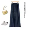 Pantalones de Trabajo de Moda de Verano 2026 Cintura Alta Pierna Ancha Pierna Cónica Dos Usos Pantalones Deportivos Casuales Pantalones de Trabajo de Secado Rápido