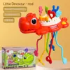 Quebra-cabeça infantil divertido polvo de silicone fumante empurrar música transfronteiriço puxar música mordedor brinquedos atacado