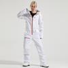Snowboard Ski Suit Terno Feminino Cor Sólida À Prova de Vento À Prova D'Água Prancha Dupla Freestyle Profissional One-piece Ski Suit Calças Terno
