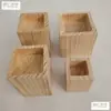 Mesa de centro elevatória almofada elevatória para perna de sofá bloco base elevatória para perna de cama perna de mesa madeira maciça elevador de perna de mesa bloco de madeira transfronteiriço