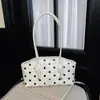 Shuai Mijia 2026 Verão Nova Bolsa de Mão Estilo Coreano Pequena Bolsa Tote Feminina Bolinhas Nicho Bolsa Almofada Bolsa de Ombro