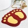 Alfombra de pies de cachemira amigable con la piel para baño, absorbente, antideslizante, tapete para pies, tapete para puerta de entrada de porche, en stock, venta al por mayor