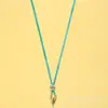 Cordão de pescoço de alta qualidade para joias pingente de ágata de cera dourada corda joias masculinas e femininas pingente corda de pescoço cordão