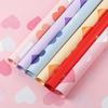 Nuevos productos ramo de flores de amor neón papel de regalo papel de regalo material para floristería regalo florista florista