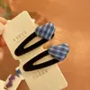 Hd10117A025 Diadema Elástica de Estrellas a Cuadros Estilo Retro Pinza para el Cabello Par de Pinzas Pinza Lateral para Flequillo Pinza para la Frente