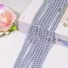 Fio de Algodão Contas de Vidro Imitação Pérola Contas Soltas Colar Pulseira de Tornozeleira Feminina Pérola Material DIY Acessórios Contas