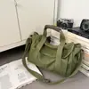 Bolsa de Lona Retrô Japonesa Bolsa Transversal Casual Bolsa de Ombro Leve para Commuter Masculina Grande Capacidade Bolsa de Aula Estudantil Mulheres