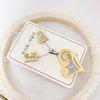 Set de Collar y Pendientes de Acero de Titanio de Alta Calidad, Nuevo Estilo Europeo y Americano, de Venta Caliente Transfronteriza, Joyería de Concha Genuina para Mujer, Precio Especial, Entrega Directa