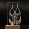 Pendientes de Pavo Real para Minorías Étnicas, Regalos Retro de Plata Miao Estilo Étnico, Accesorios de Pendientes Vintage de Imitación Plata