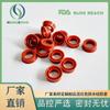 Junta tórica de sellado de silicona Hs Hengshun Fabricante Personalizado Grado Industrial Resistente a altas temperaturas A prueba de polvo Anillo antipolvo de silicona roja