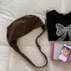 Nuevo Bolso Cruzado de Piel Gamuza Otoño e Invierno de Alta Gama para Mujer, Bolso Pequeño, Bolso de Hombro Versátil de Moda Estilo Coreano Ins