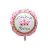 Coleção Balão Bebê Aniversário de Bebê Festa da Lua Cheia Decoração Balão de Filme de Alumínio Meninos Meninas Mamadeira Balão de Folha de Alumínio