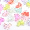 Hoja de Resina Transparente de Dibujos Animados de Unicornio Imitación Material para Diademas Infantiles Accesorios para el Cabello Accesorios de Joyería de Resina